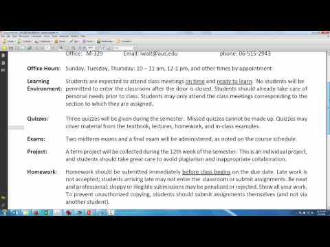 CVE 267 - Class 1 (Course Overview) 31 Jan 2016