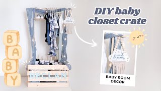 Making The BEST DIY Baby Shower Gift: DIY Baby Crate Basket with Cricut & Glowforge Aura