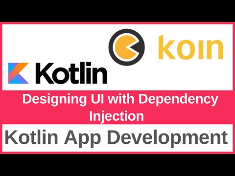 Koin Tutorial – Final UI Implementation Connecting with ViewModel Kotlin MVVM DI