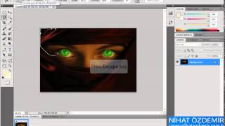 Photoshop-Goz Rengini Değiştirmek