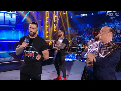Roman Reigns and The Bloodline Arrive - SmackDown 5/20/2022 - WWE Smack Downs Highlights 2022