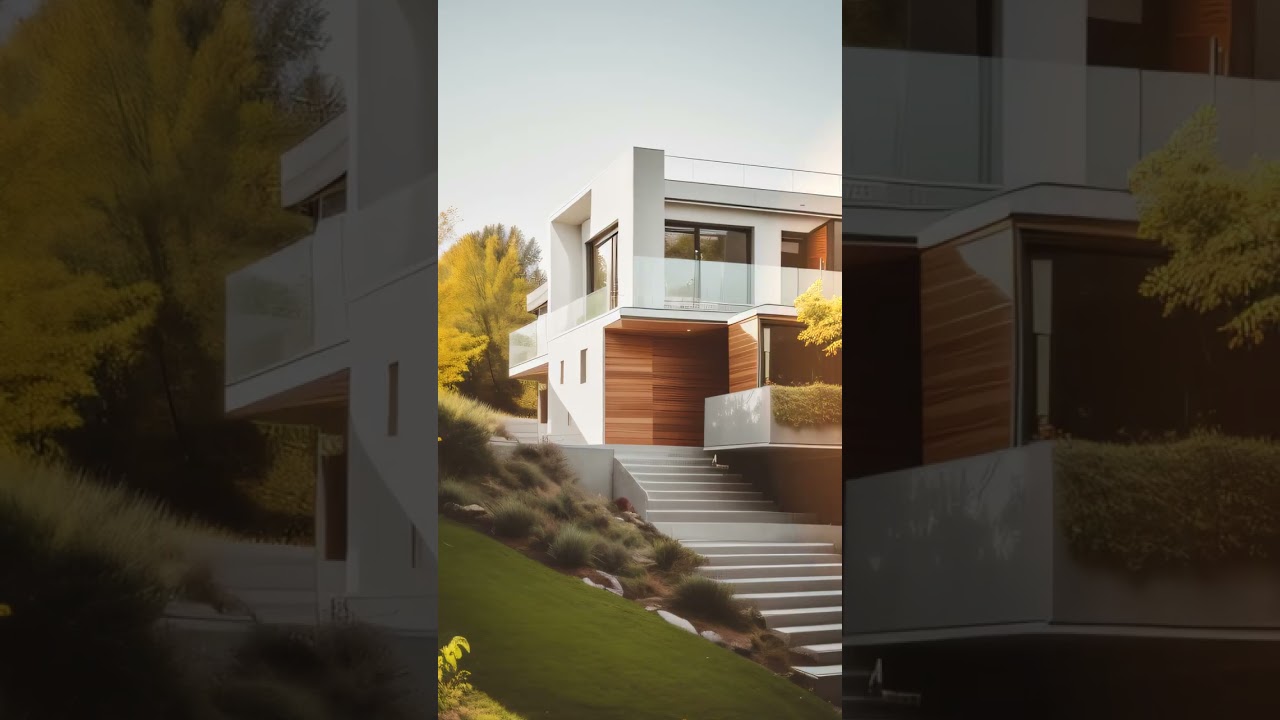 AI for Architect | Architectural Visualization | Modern Hill House Design by CGSCAPE