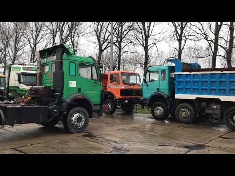 Test drive Mercedes Benz SK 2635 tractor unit 6x4 1990