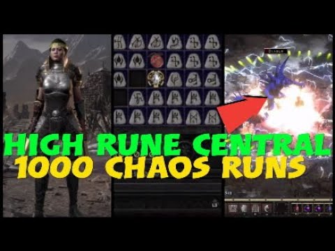 D2R 1000 Chaos Runs I Did It On P1