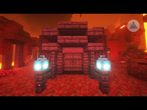 Minecraft Architects - How To Build Small Houses for Different Minecraft Biomes: Crimson Forest: Minecraft Architects