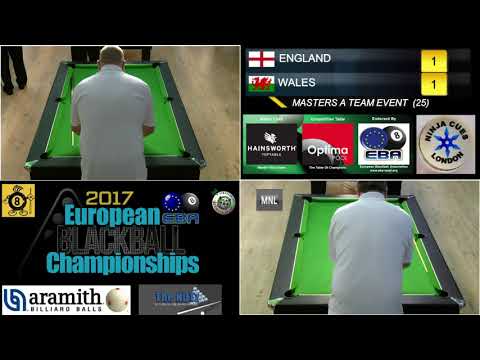 2017 - EBA European Championships - Masters A - Wales v England