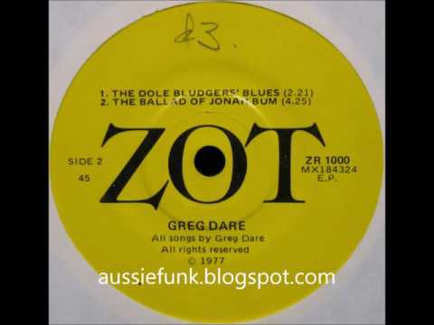 Greg Dare - Dole Bludger's Blues (Rare Oz protest folk 4-track EP)