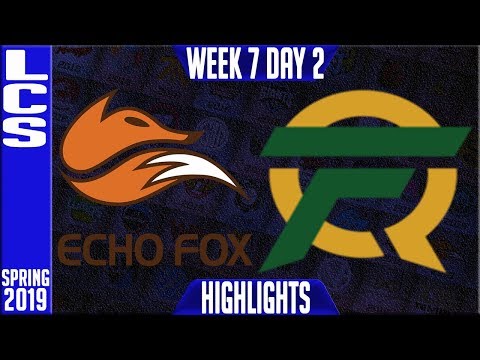 FOX vs FLY Highlights | LCS Spring 2019 Week 7 Day 2 | Echo Fox vs FlyQuest
