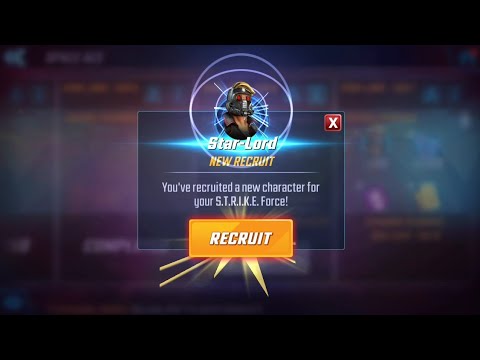 Space Ace Tier 5 - Unlocking Star Lord with 83k team from his legendary event - Marvel Strike Force!