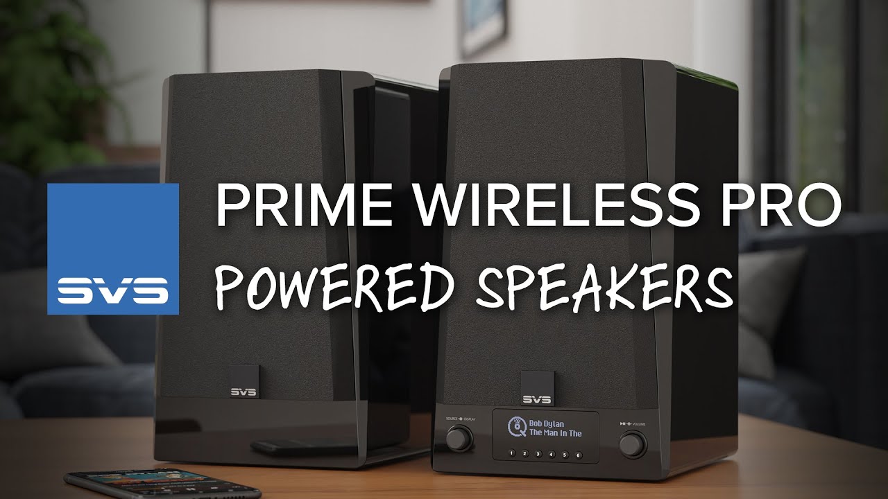video Loa nghe nhạc SVS Prime Wireless Pro Powered Speaker chính hãng 0