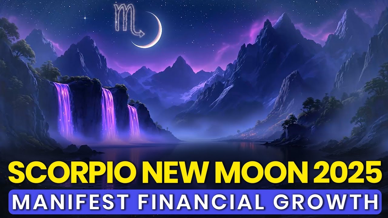 Scorpio New Moon 2025: Manifest Financial Growth & Transformation with the New Moon Angel Frequency