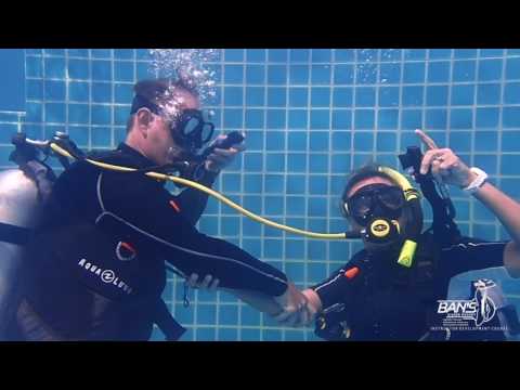 Alternate air source ascent - PADI Skill Circuit - Divemaster and IDC