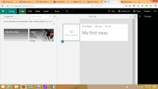 Introduction to Microsoft sway tutorial - power point online alternati