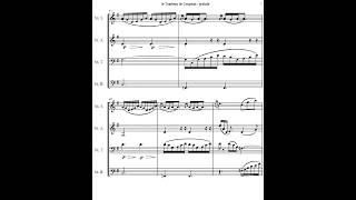 Le Tombeau de couperin (Maurice Ravel) prélude, for saxophone quartet (arr. M. Loridan)