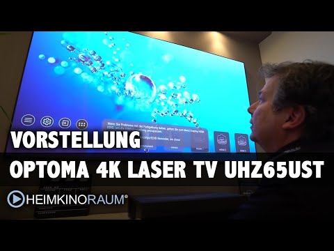 4K Laser TV OPTOMA UHZ65UST P1 100" Test Größter Fernseher - besser als OLED?