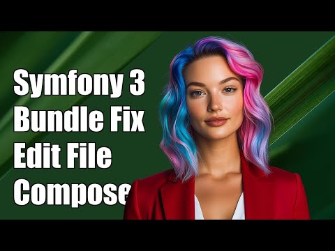 Symfony 3 Bundle Creation Error: How to Fix 'Edit the composer.json File'