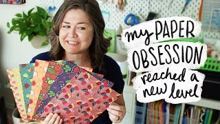 Reviewing My Scrapbook Paper from Zazzle!