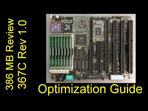 386 Motherboard Review / Optimization Guide: 367C Rev 1.0 (Unichip U4800-VLX) .