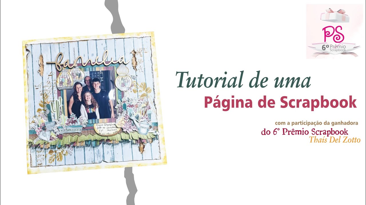 Tutorial de uma Página de Scrapbook