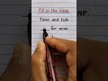 Fill in the blank | Time and tide ___ for none. ( wait / waits ) | #grammar