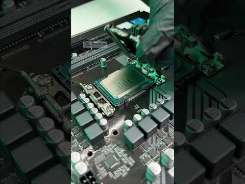 The most Satisfying ASMR sound while Building a PC! #shorts