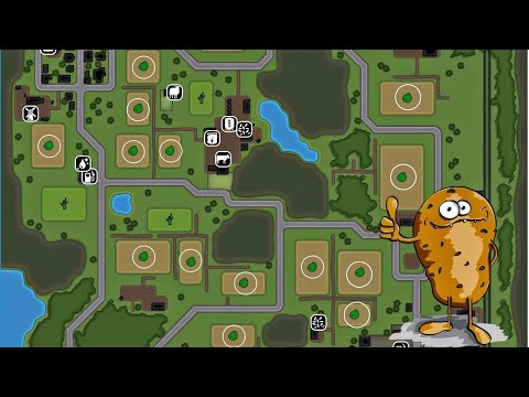 How to sowing Patato in farming Simulator 16 ? timelapse #fs16