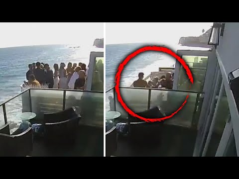 Deck Collapses Onto Jagged Rocks at House Party