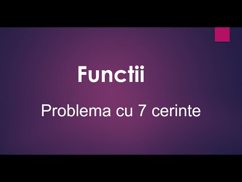 Functii – Functia de gradul 1 – Problema rezolvata – 7 cerinte diferite – Grafice