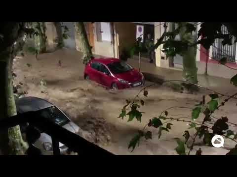 Überschwemmungen in Katalonien