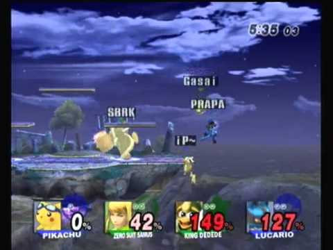 Seibrik (DDD) Nick (ZSS) vs iPresea (Pikachu) Snipa (Lucario) Game 1 - NLL 10/29/11 - Tournament