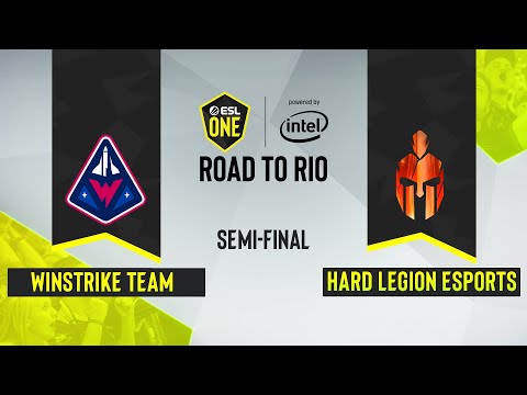 CS:GO - Hard Legion vs. Winstrike Team [Mirage] Map 2 - ESL One: Road to Rio - Semi-final- CIS