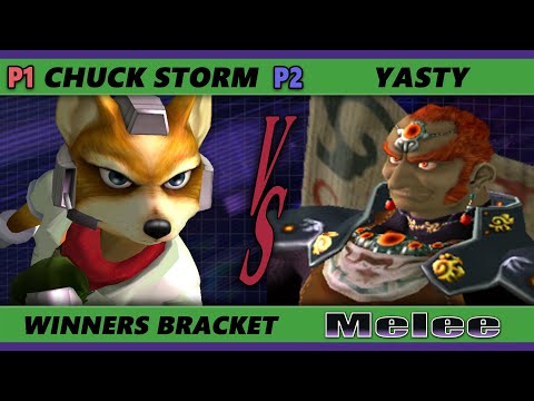 S@X 416 Winners Bracket - Chuck Storm (Fox) Vs. Yasty (Ganondorf) Smash Melee - SSBM