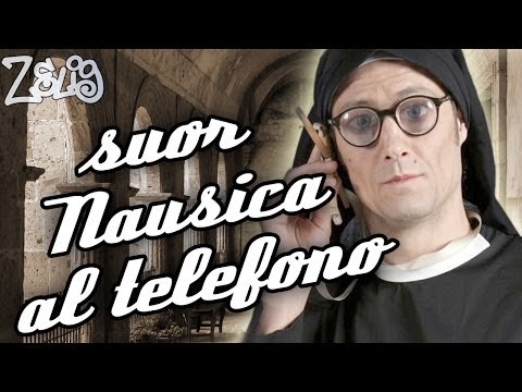 Suor Nausicaa al telefono - Paolo Casiraghi a Zelig