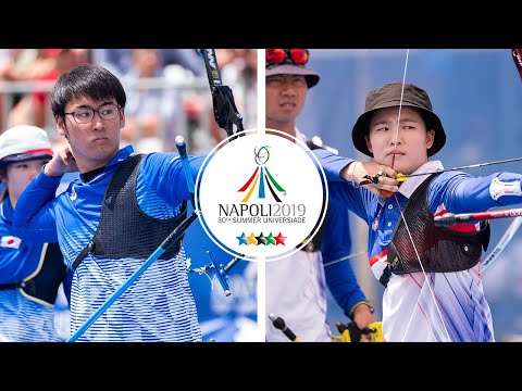 Japan v Chinese Taipei – recurve mixed team gold | Napoli 2019 Universiade
