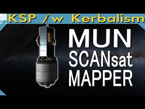 Mun SCANsat Mapper | Stream pt. 1/3 (KSP 1.11.1)