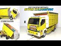 MEMBUAT MINIATUR CANTER STYLE KALIMANTAN BAK DUMP BISA FULL MUATAN