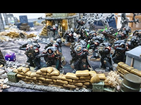 Dark Angels vs Death Guard, Warhammer 40k battle report
