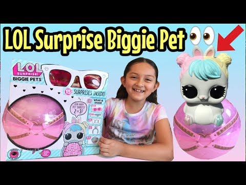 NEW!! L.O.L Surprise Biggie Pets - Unboxing Hop Hop & Babies!!! Video