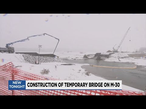 New bridge being built over Tobacco River after May floods