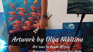 preview picture of video 'Пишем с натуры. Пленэр в Южной Африке. Painting from life nature. Plein air in South Africa'