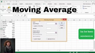 How to Create a Moving Average in Excel
