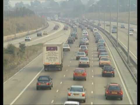 1980s Cars | M25 traffic | London Orbital | Heavy Traffic | TN-SL-014-020