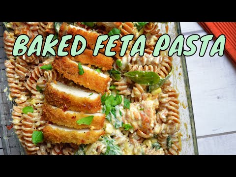 I MADE THE TIKTOK BAKED FETA PASTA AND IT WAS AMAZING!! (RECIPE #95) | TRENDING BAKED FETA PASTA