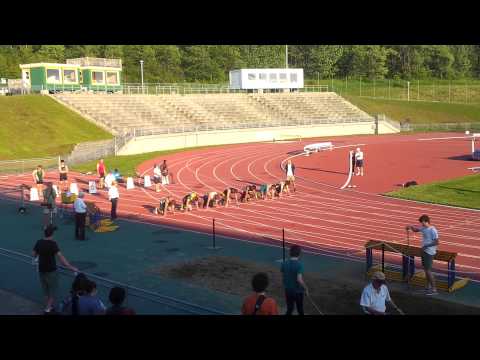 100m qualif open ian hum 2013