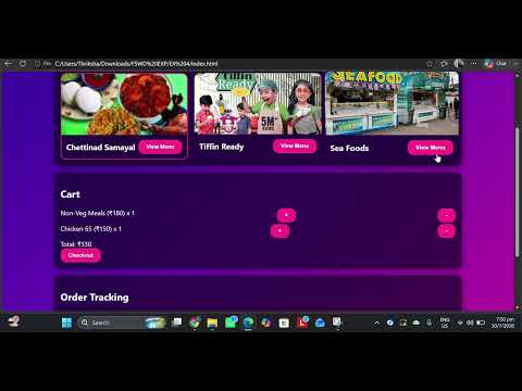Task Demo - DAS001666 - FreshBite - Online Food Ordering