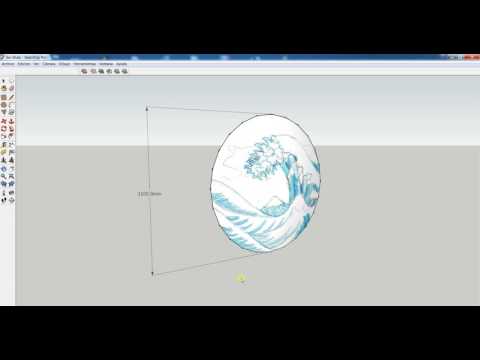 Proyección de un boceto sobre la superficie del modelo 2/2 (Acotación y Exportación de la imagen)