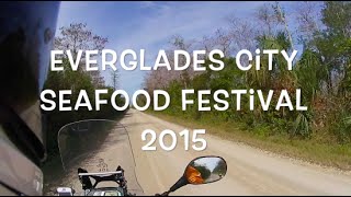 preview picture of video 'Motorcycle Ride to Everglades City Seafood Festival 2015'