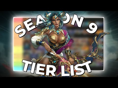 THE ULTIMATE SMITE SEASON 9 TIER LIST! ALL GODS RANKED!