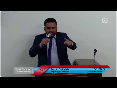 VEREADOR EDUARDO DETONA GOVERNO AYRES SCORSATTO NA TRIBUNA E FALA SOBRE A TRANSIÇÃO.