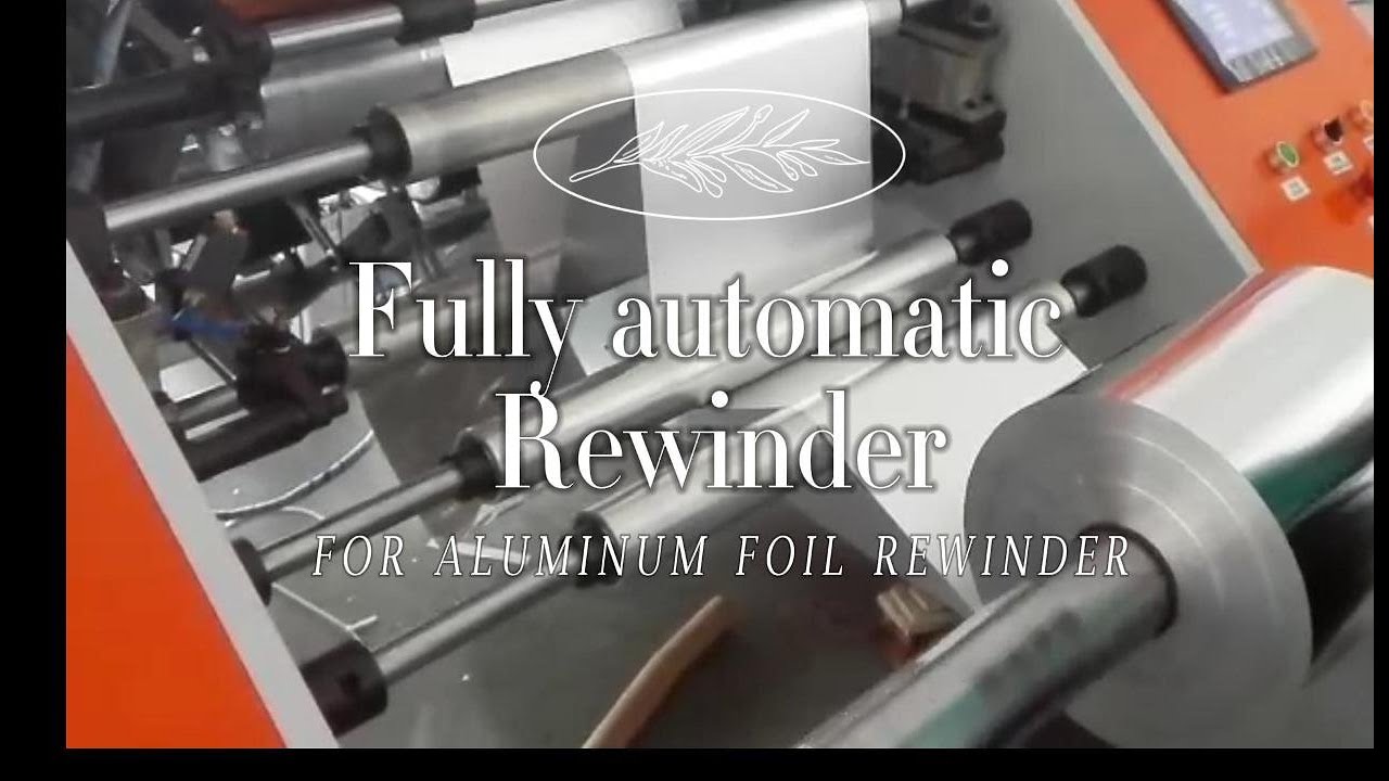 fully automatic aluminum foil rewinding machine;aluminum foil rewinder;BBQ paper rewinder;BBQ paper